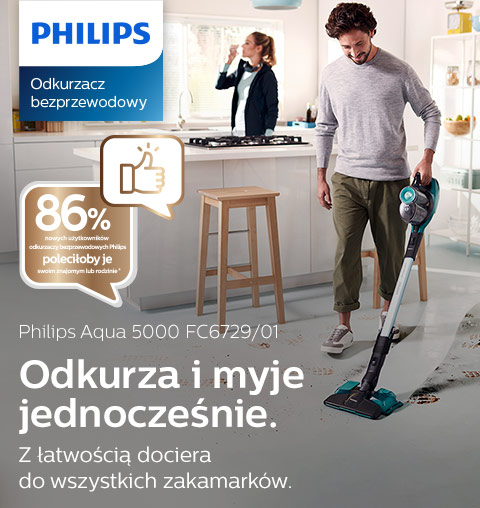 Philips Sprzątanie do czysta. Odkurzacz z funkcją mycia