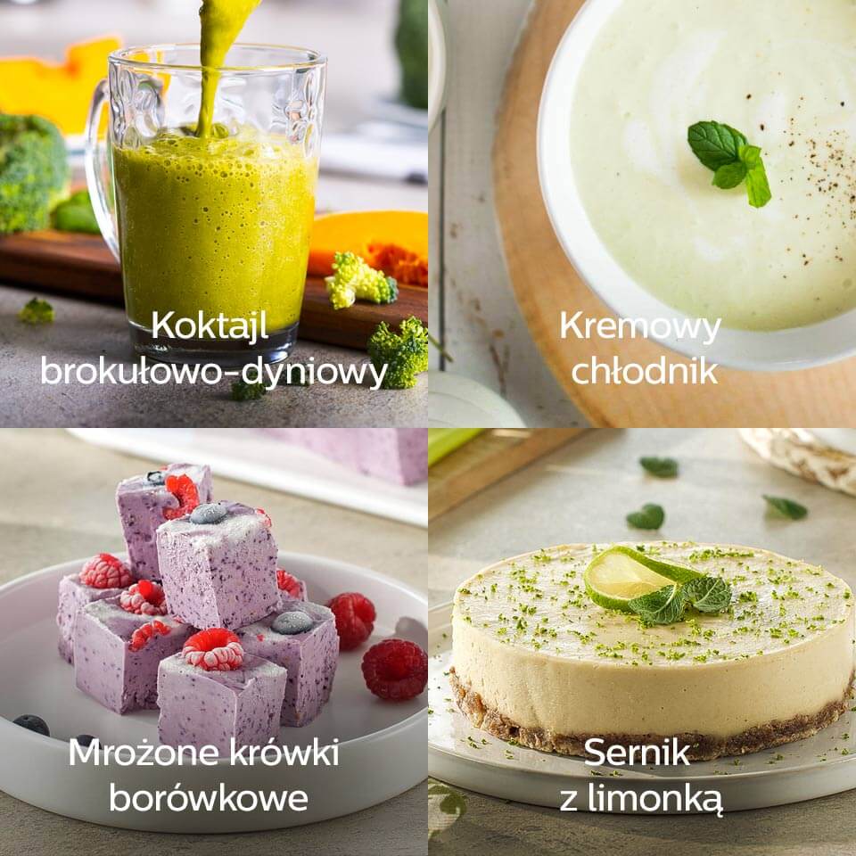 Philips W aplikacji NutriU znajdziesz: