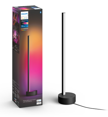 Philips Hue White and color ambiance Lampa Signe gradient (czarna)